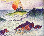 Henri Edmond Cross Afternoot at Pardigon France oil painting reproduction